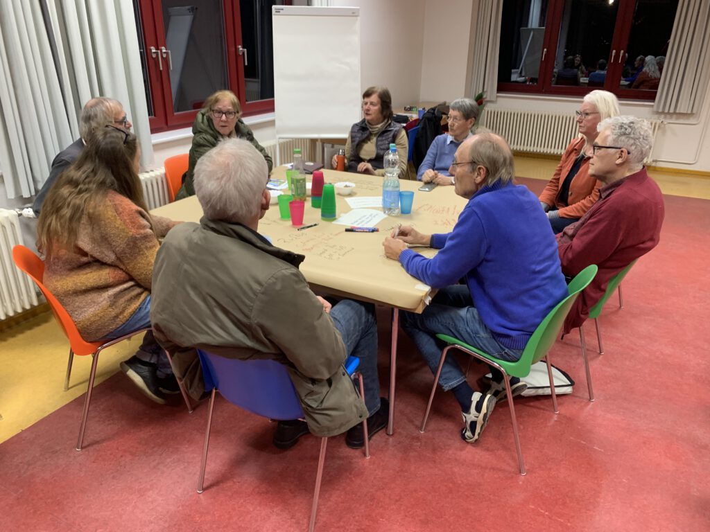 Arbeit am Thementisch